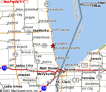 Map of Michigan